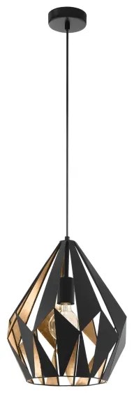 Eglo 49931 - Függeszték CARLTON 1 1xE27/60W/230V