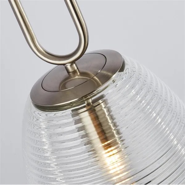 Searchlight 43581-1SN- Csillár zsinóron ELIXIR 1xE27/60W/230V átlátszó