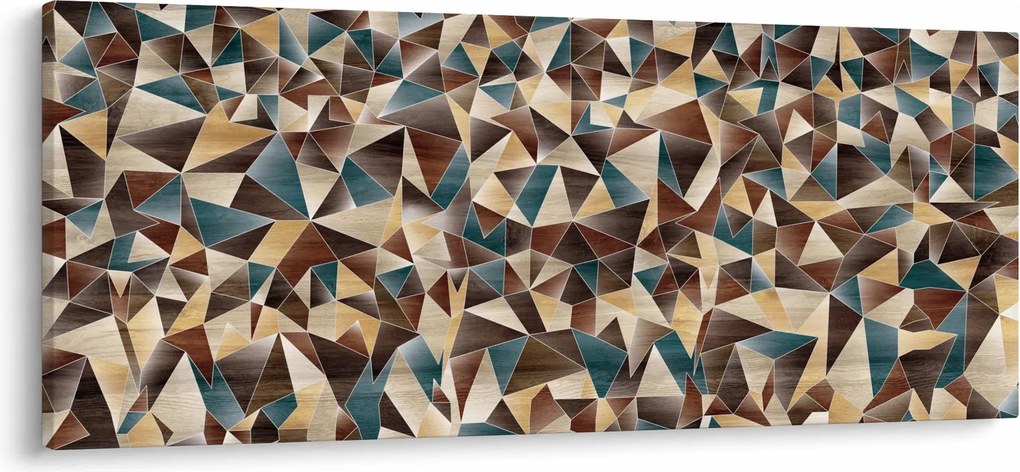 A háromszögek képe (120x50 cm)