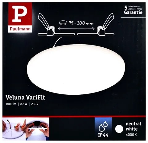 Paulmann 92391 - LED/8,5W IP44 Fürdőszobai beépíthetó lámpa VARIFIT 230V