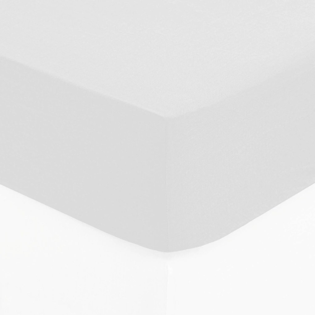 Gumis Lepedő pamut tömör 90 x 190 Fehér Pamut