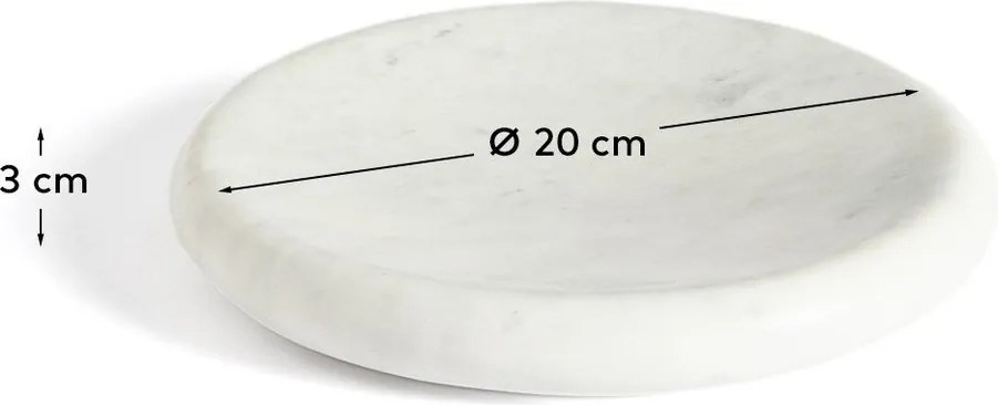 Márvány dekoratív tálca ø 20 cm Obena – Kave Home