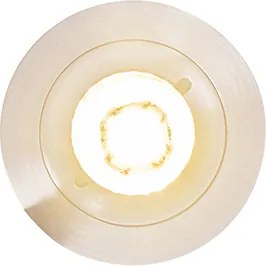 Okos süllyesztett spotlámpa acél kerek IP44, Wifi GU10-zel - Xena