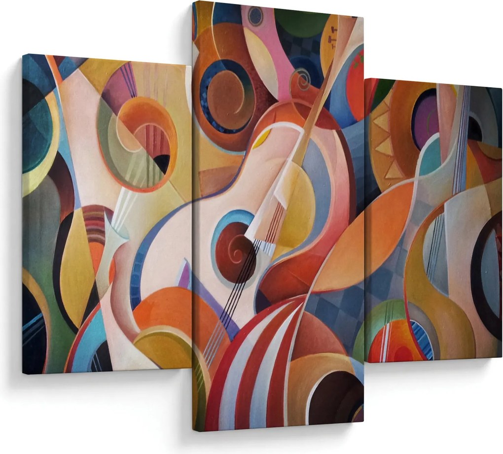Kép - Zenei absztrakt (90x60 cm)