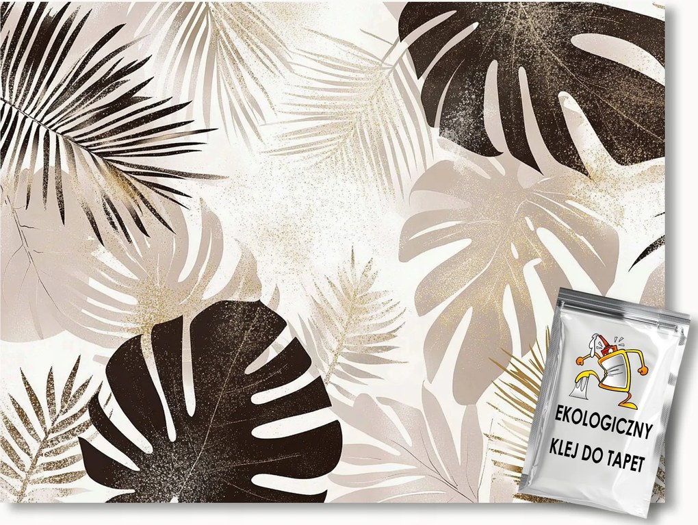 Fotótapéta Flizelina Grafika Monster Levelek Palma Glamour 400x280 ragasztó