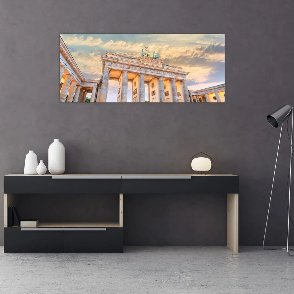 Kép - Brandenburgi kapu, Berlin, Németország (120x50 cm)