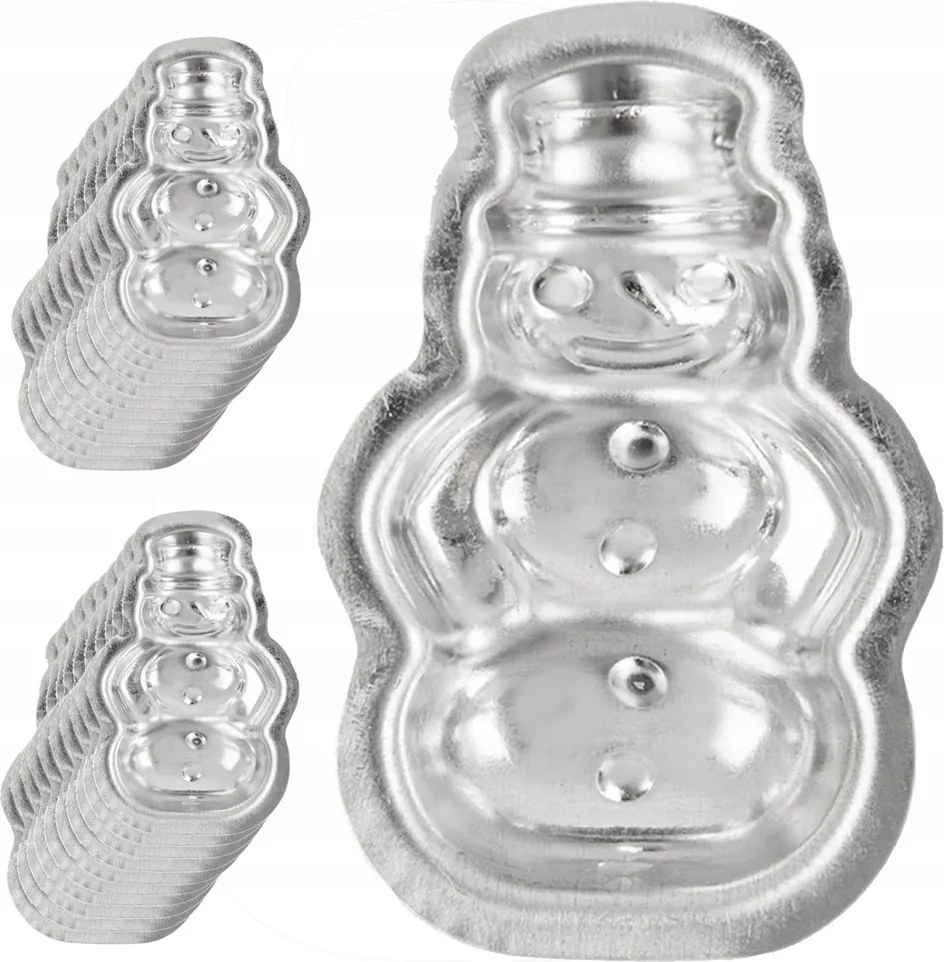 20x Hóember formák kekszek mézeskalács csokoládék