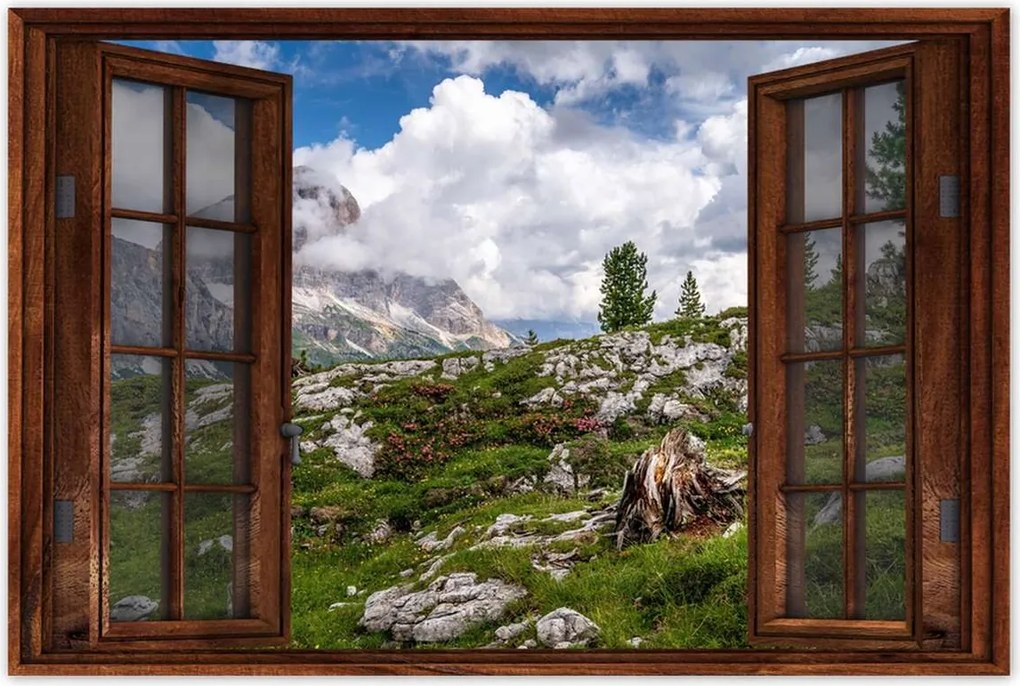 Poszterek 60x40 Bárány a hegyekben Kilátás