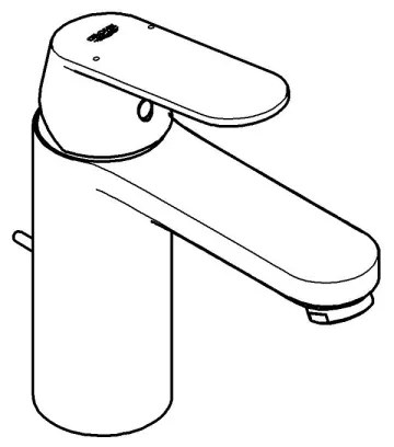 GROHE 23325000 - Mosdócsaptelep EUROSMART COSMOPOLITAN M méret króm