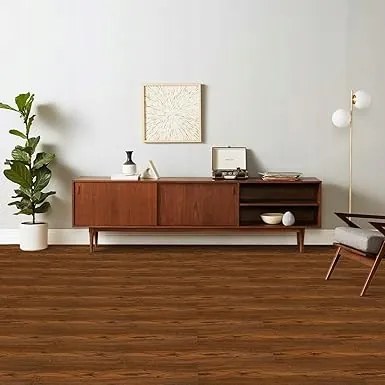 Öntapadós Pvc padlóburkolat Vízálló fa hatás15 x 91 cm/10 részes