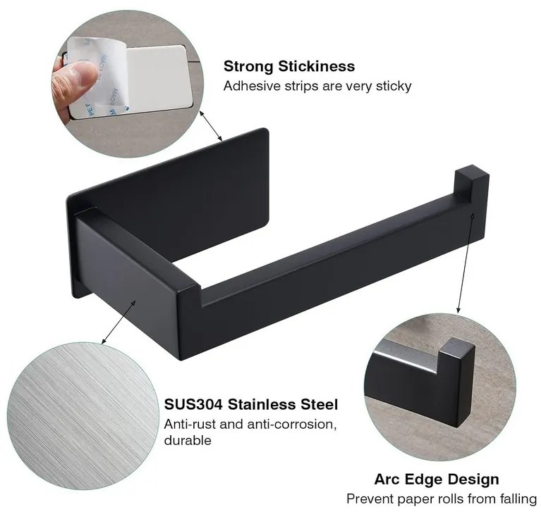 Öntapadós WC-papír tartó - Eowihor