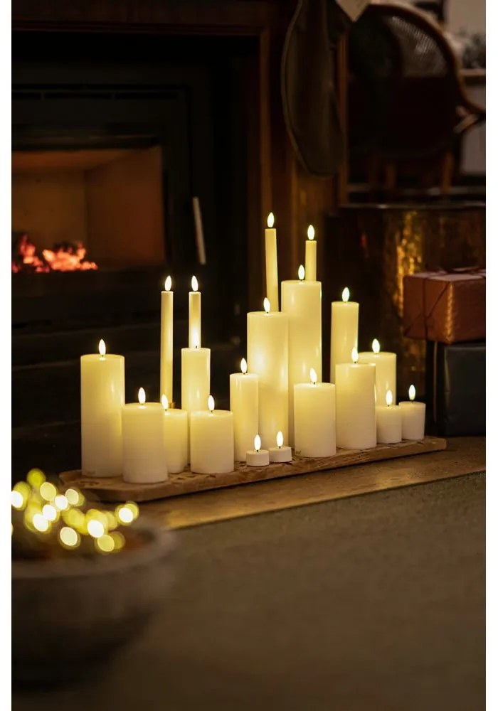 LED gyertya szett 2 db-os (magasság 20 cm) Sille Tall Rechargeable – Sirius