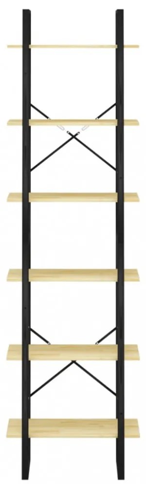 tömör fenyőfa tárolópolc 60 x 30 x 210 cm