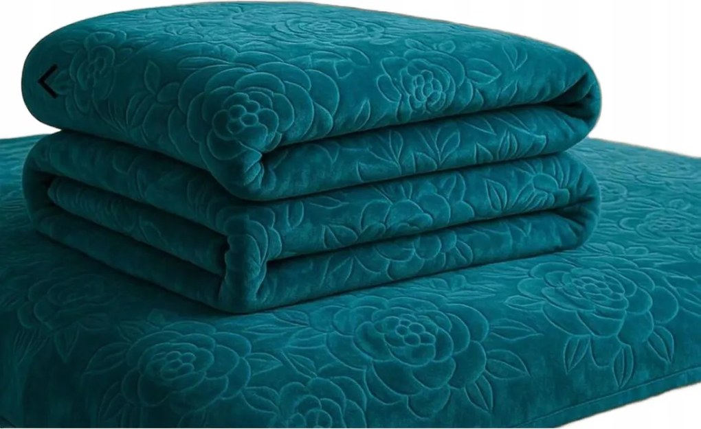 Golbaft Takaró Kék Színben Puha 160cm x 220cm Opa