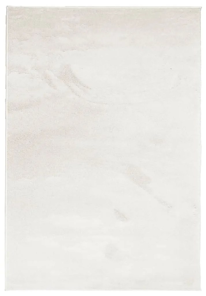OVIEDO bézs rövid szálú szőnyeg 140 x 200 cm