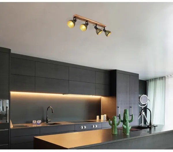 Globo 54660-4 - Spotlámpa LENNA 4xE27/40W/230V