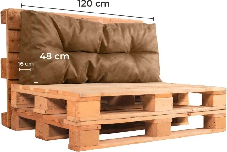 EMI kerti raklap párna szett 3db barna