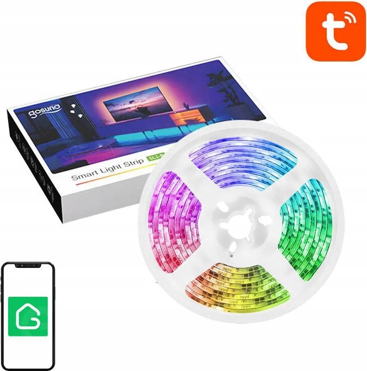 Okos WiFi Rgb Led szalag Gosund SL1 (2,8 m) Tuya
