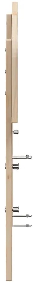 tömör fenyőfa fejtámla 140 cm