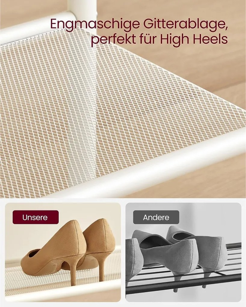 Előszoba fogas polccal, akasztókkal, cipőtartóval és ülőkével, tölgy és fehér 85x30x180cm