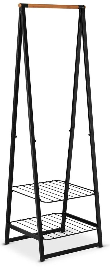 Fekete acél ruhatartó állvány Linn – Brabantia