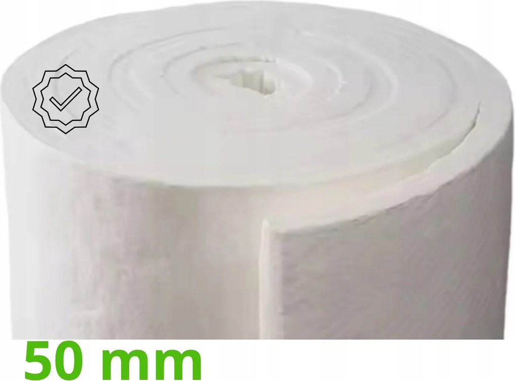 Kerámia gyapjú szőnyeg Bio Öko alumínium-szilikát 50mm 610x600mm 1100*C szigetelés