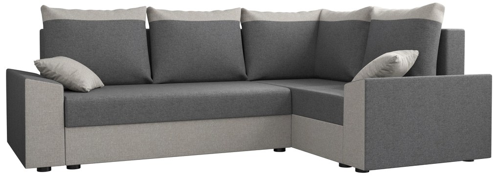 Sarok ülőgarnitúra Paragon Plus (sötétszürke + szürke) (J). 1062173