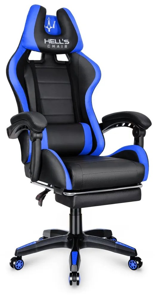 Gamer szék HC-1039 - fekete-kék