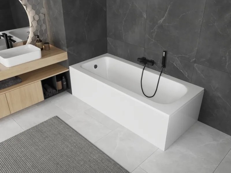 Mexen Vega téglalap alakú kád 180 x 90 cm burkolattal, fehér - 55011809000X