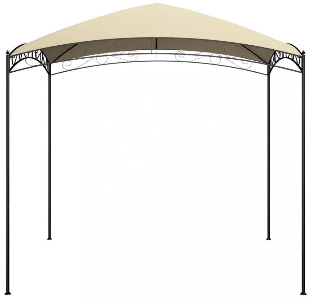 krémszínű pavilon 3 x 3 x 2,65 m 180 g/m²