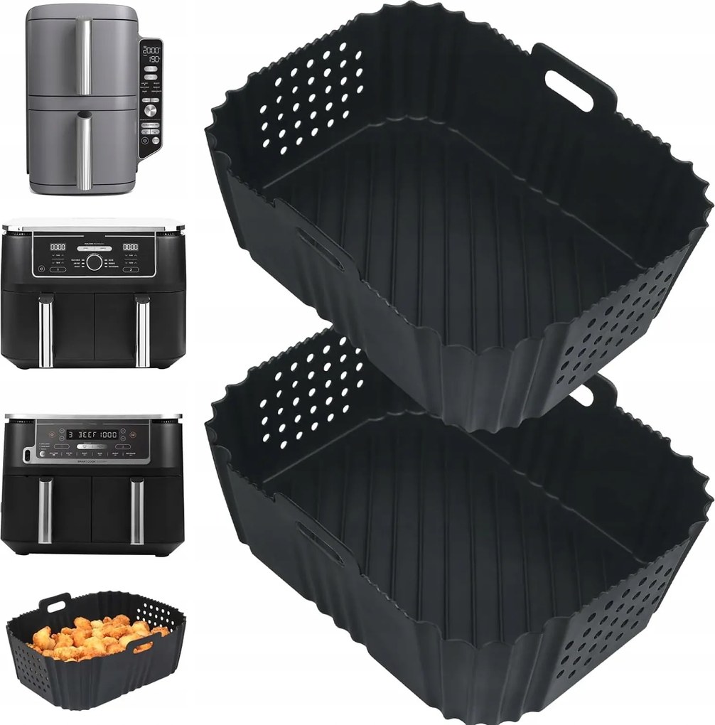 Airfryer utántöltő zsírmentes olajsütőhöz Szilikon 2 db-os szett