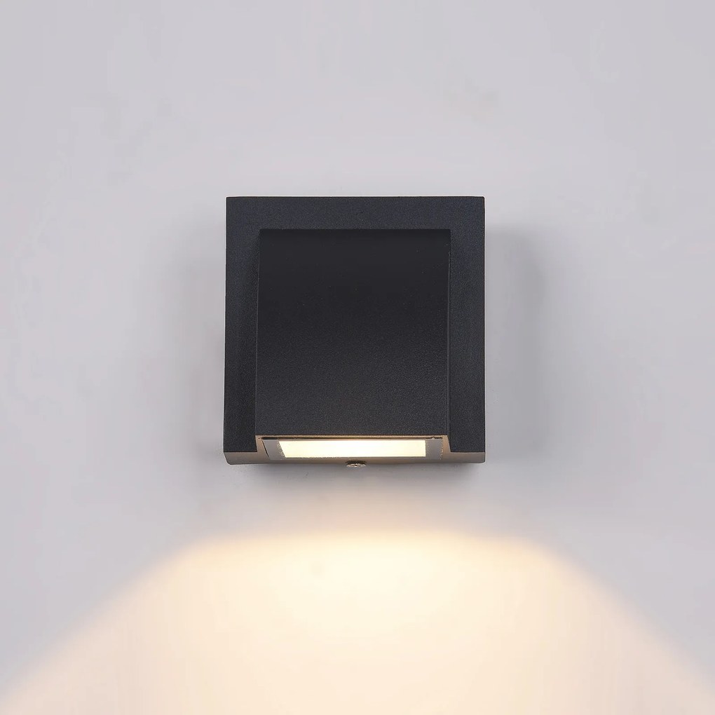 Italux Modern Kültéri LED lámpa Edgar Fekete ITXPL-436B IP54