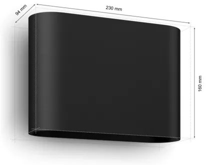 Philips -LED RGBW Dimmelhető kültéri lámpa Hue DYMERA 2xLED/10,2W/230V IP44