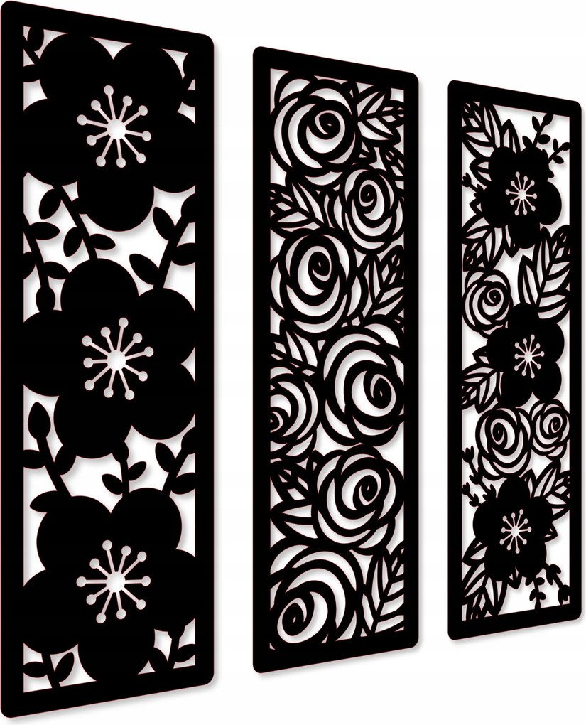 Áttört Panel Fali Dekoráció Konyha Fali Dekoráció Áttört Kép 3D