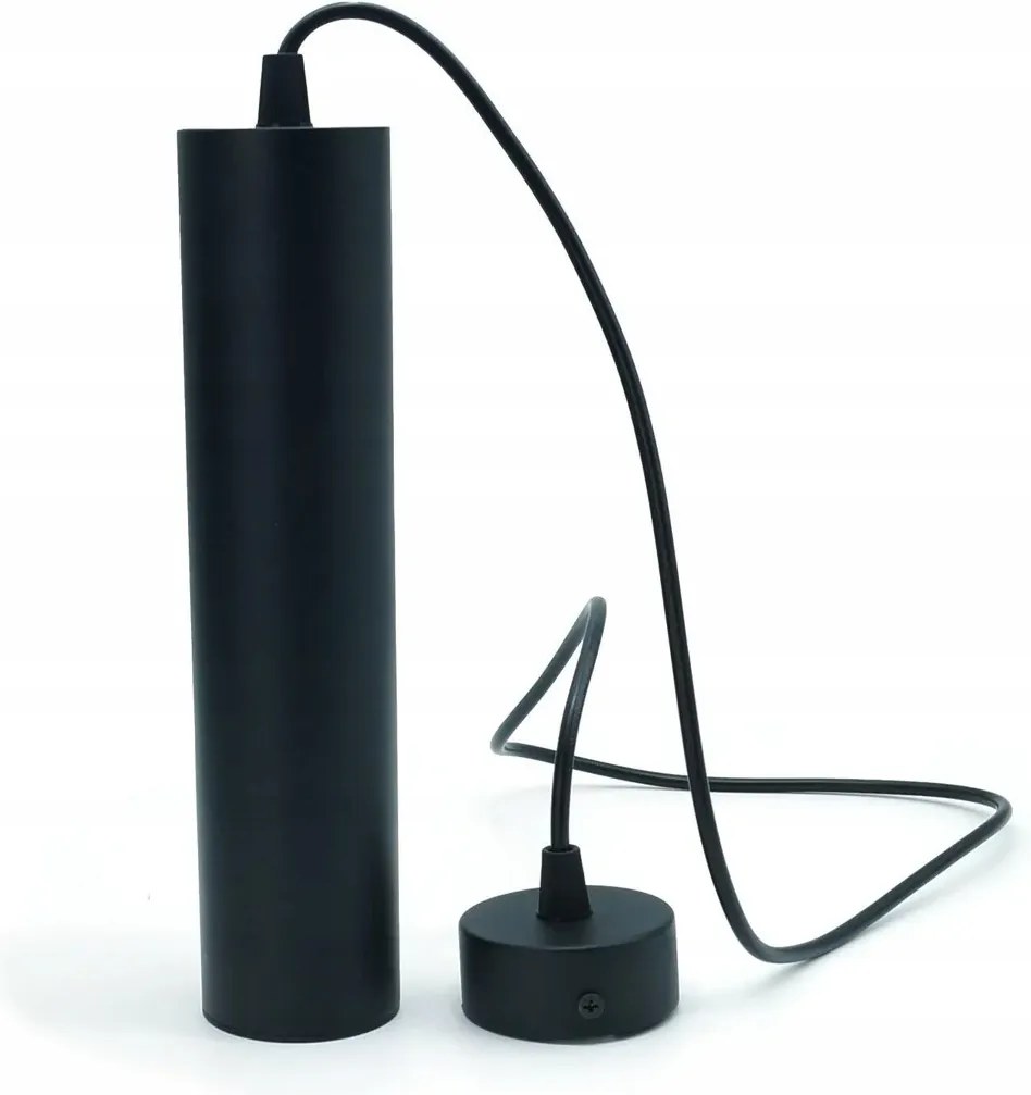 Függő spot lámpa fekete modern asztal fölé étkező sziget Idealed