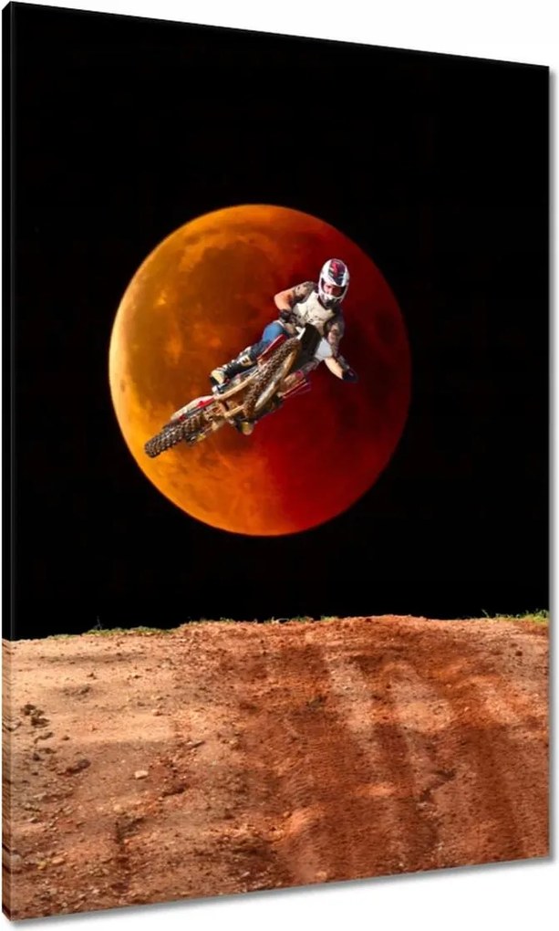 Vászonkép 70x100 Motorkerékpár Motor Sport