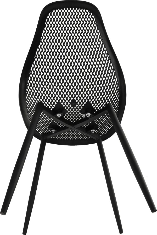 Étkező szék, fekete, TEGRA TYP 2