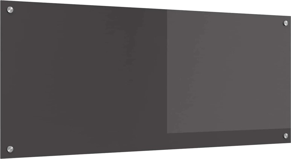 vidaXL Konyhai splashback Sötétszürke 120 x 50 cm edzett üveg