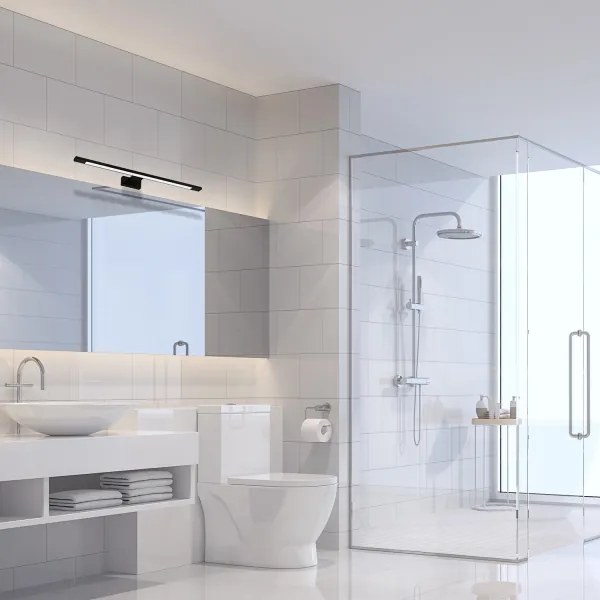 LED fürdőszobai tükörvilágítás SHINE LED/12W/230V 60 cm IP44 fekete