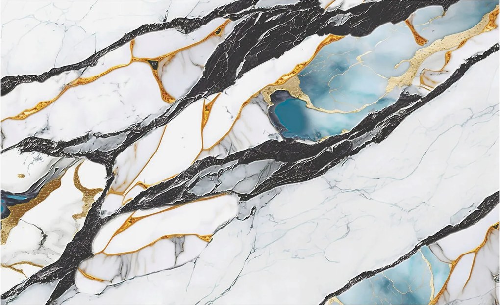 Fotótapéta Flizelin Dekoratív az irodába Elegáns márvány 416x254 Ragasztó