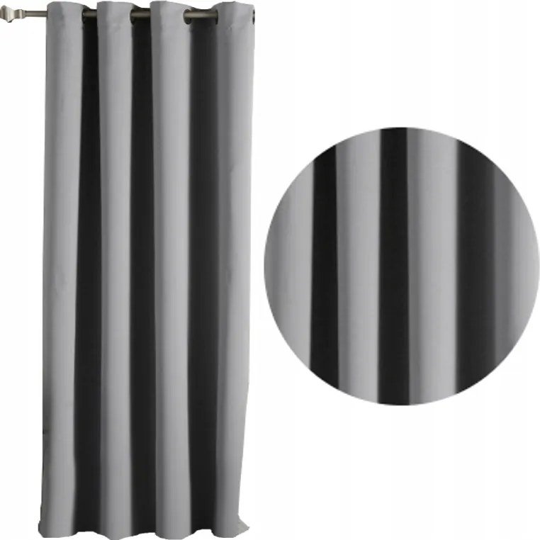 Sötétítő Függöny Blackout 175x245 cm, szürke