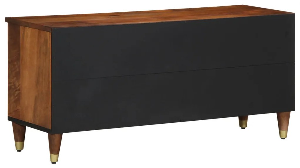 TV Szekrény 100x33x46 cm Tömör Mangófa