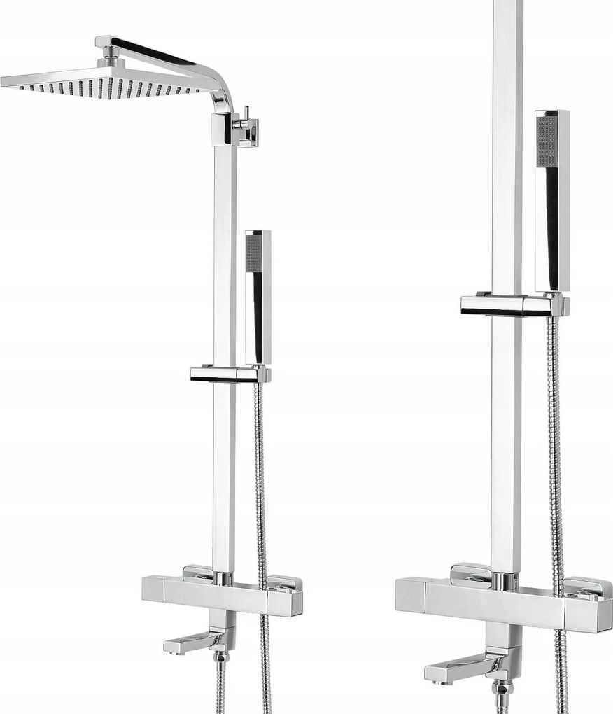 Zuhanyszett Zuhanyoszlop Összecsukható Kifolyócsővel Kád Csaptelep