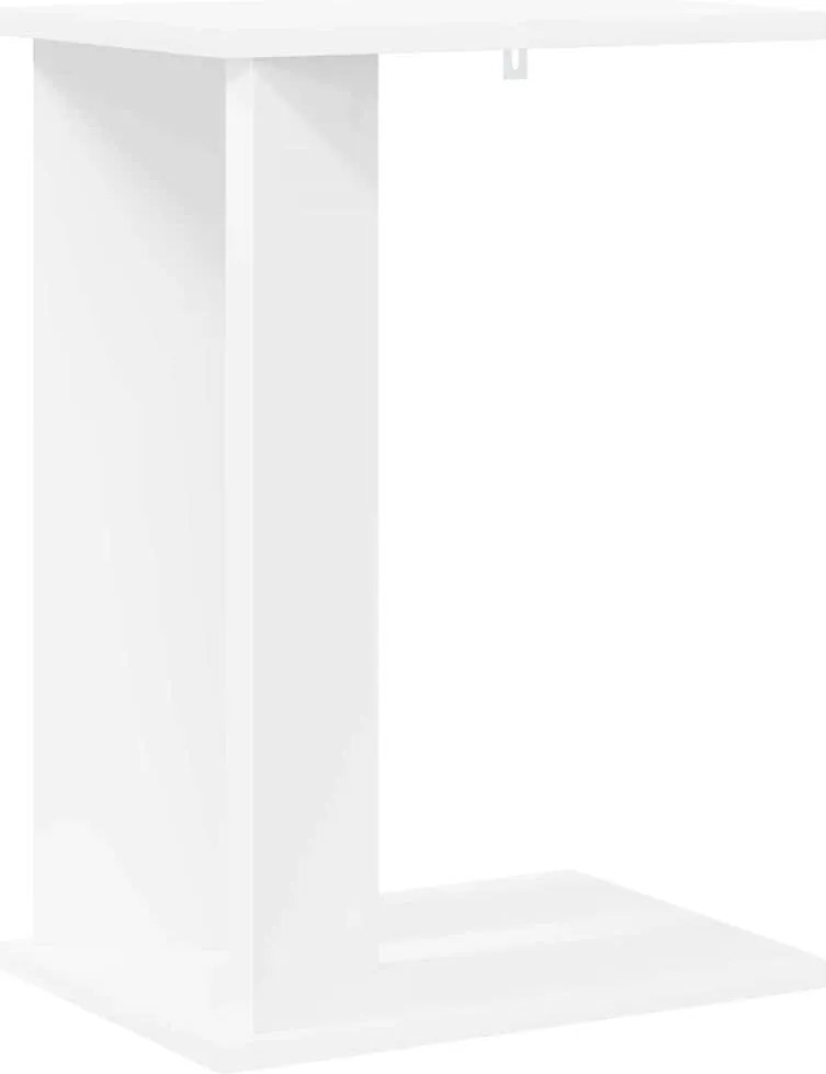 vidaXL Végasztal Fehér 35 x 25 x 50 cm Faanyag