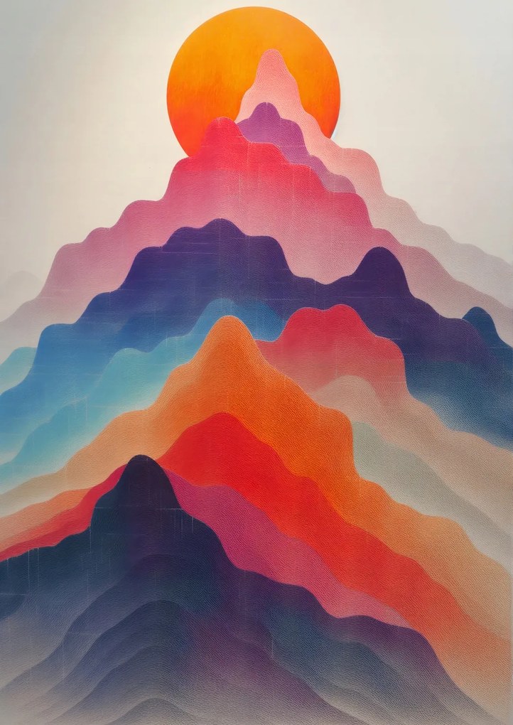 Poszter 42x59,4cm Hegyek választéka