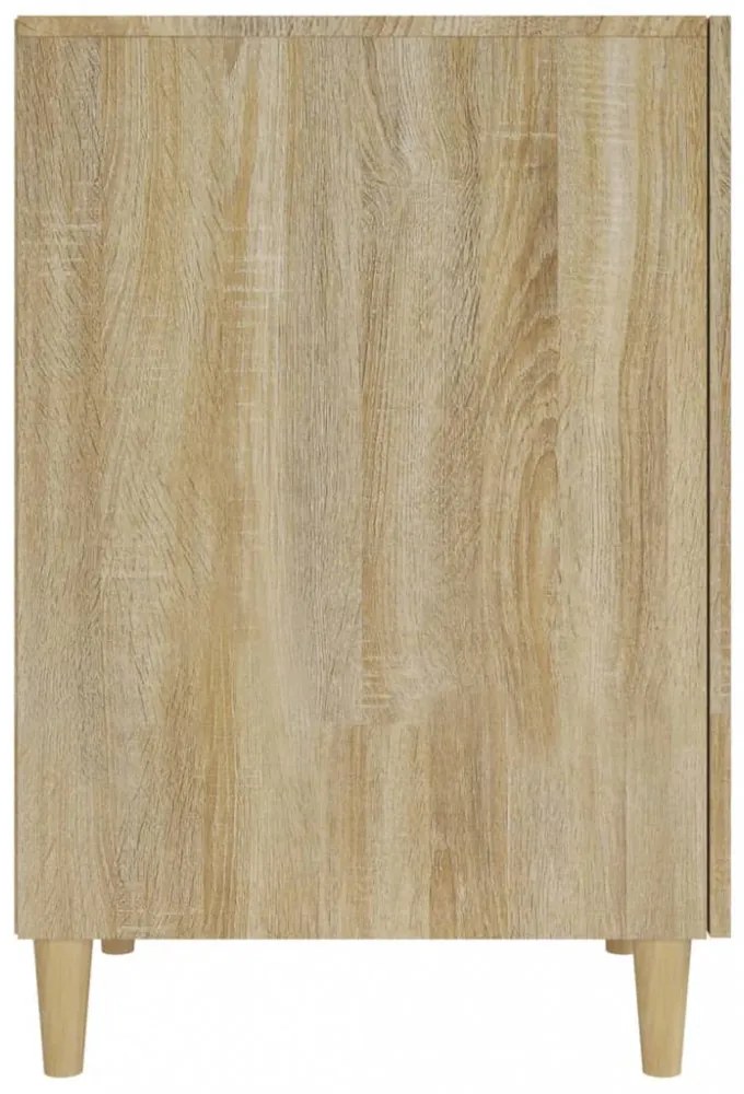sonoma tölgy színű szerelt fa íróasztal 140 x 50 x 75 cm