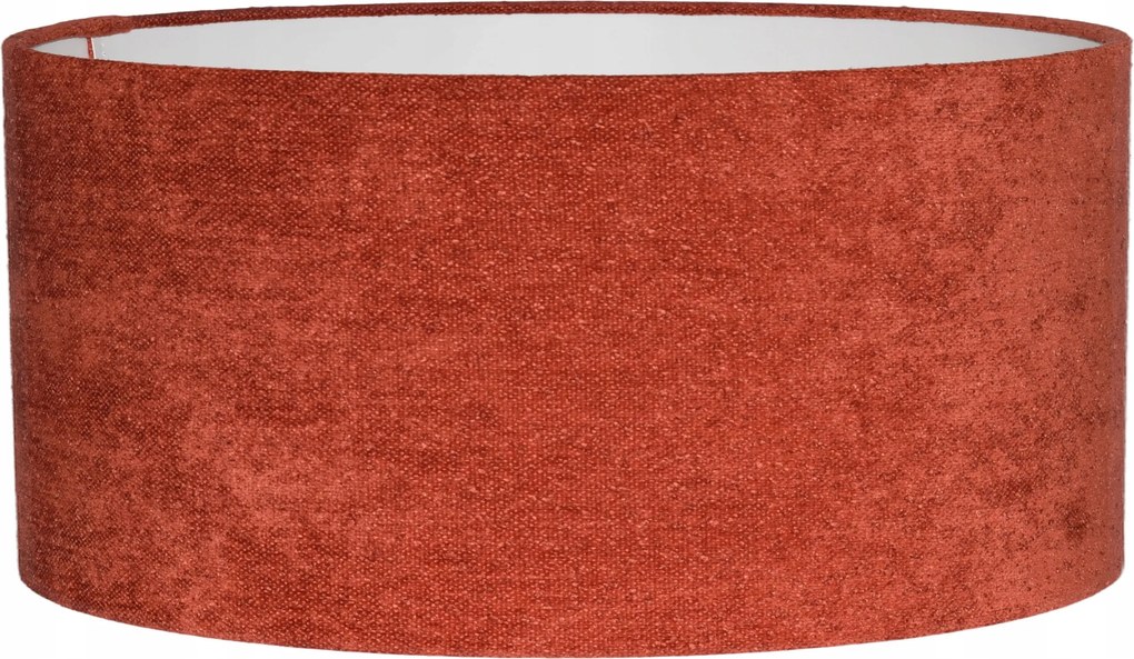Lámpaernyő Álló Lámpa Függő Henger 40/20 cm E27 Piros Boucle Venosa