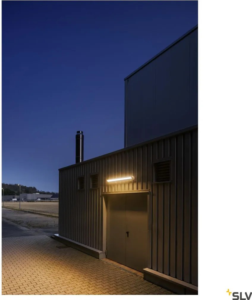 SLV 1006270 VANO Modern Kültéri Fali Lámpa Szürke LED IP65