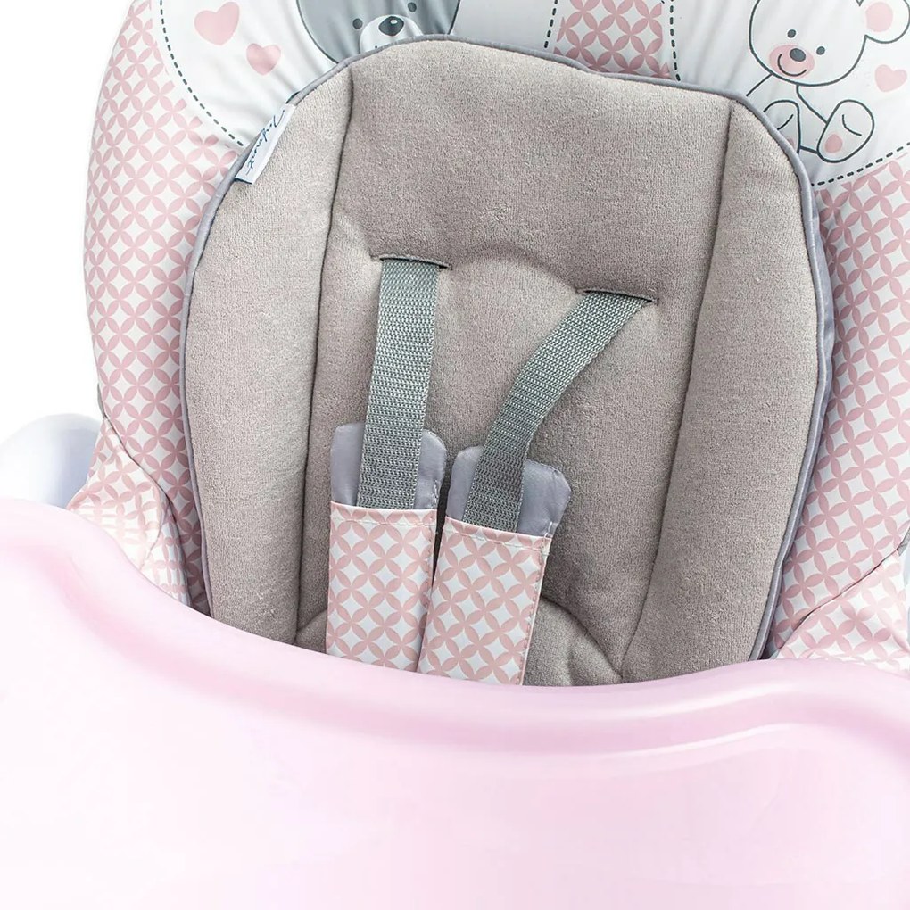 Baby Mix Infant gyerek etetőszék, rózsaszín