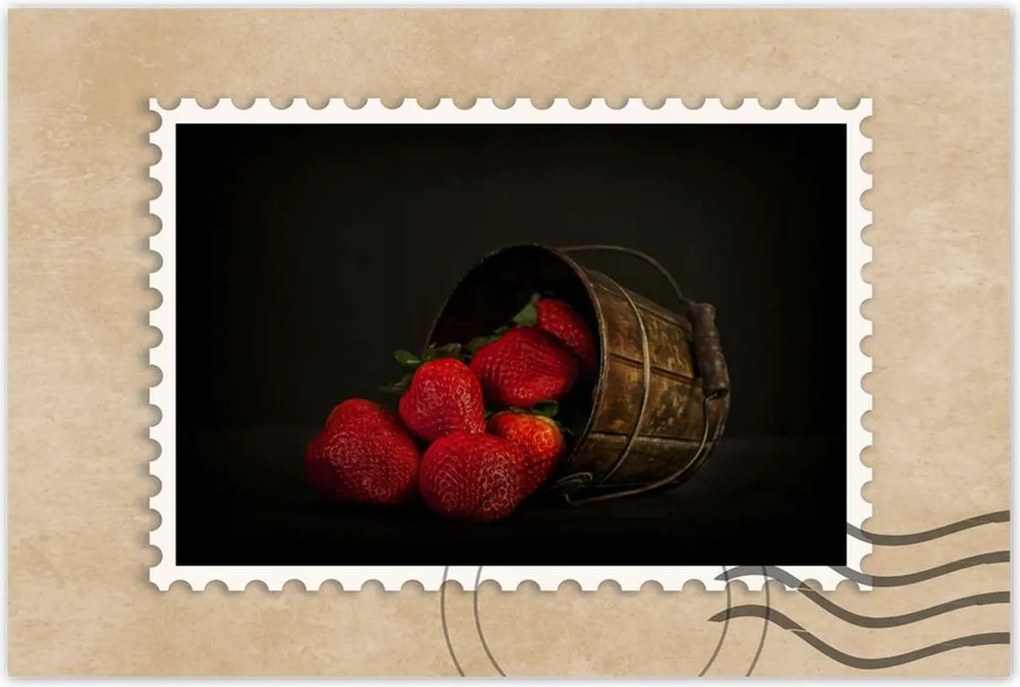 Poszterek 90x60 Természetes eper